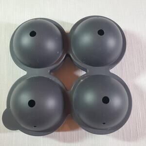 Silicone Ice Ball Mold Large Sphere Maker for Whiskey Bourbon Cocktails